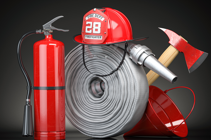 equipo contra incendio para oficina