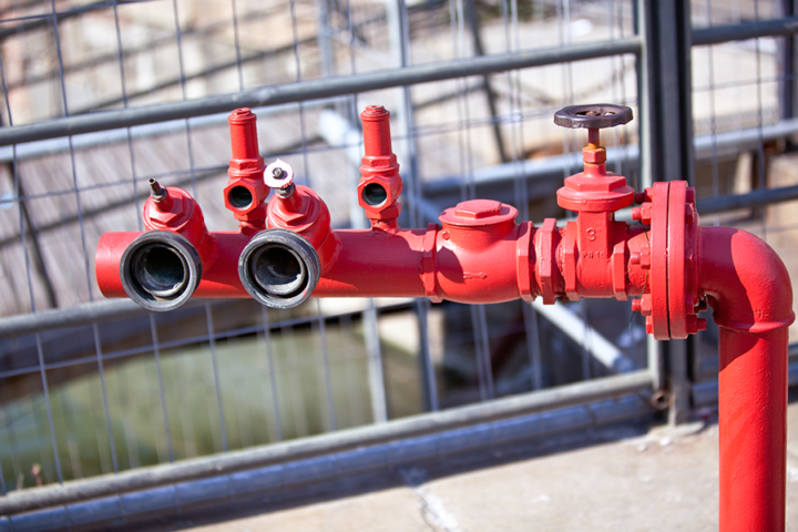 sistema de agua contra incendio